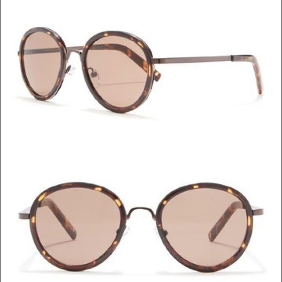 JOE'S JEANS |🆕49mm Round Sunglasses Dark Tortoise - Picture 14 of 16